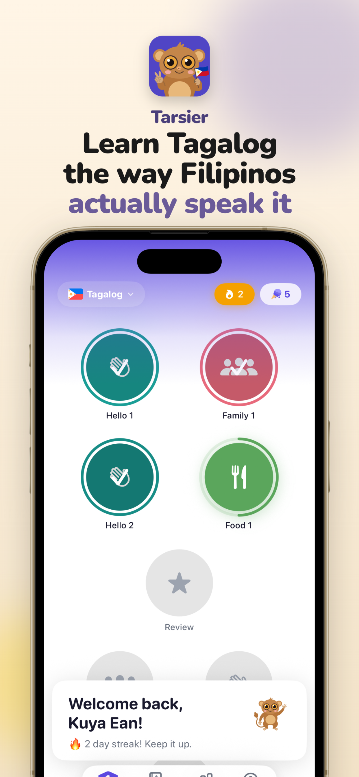 Tarsier app screenshot 1